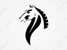 Наклейка - Конь