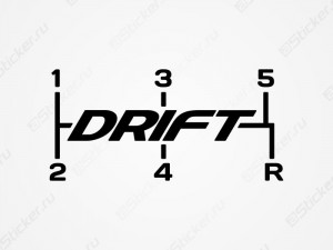 Наклейка на авто - DRIFT
