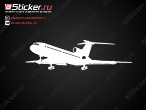 Наклейка - Ту-154м