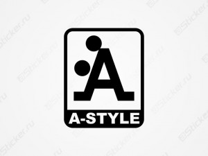 Наклейка A-Style