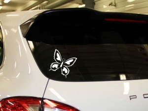 Бабочка на авто