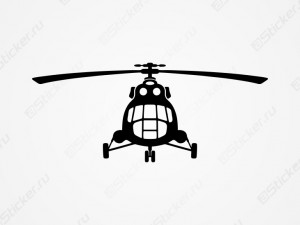 Наклейка - Вертолет Ми 8