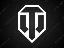 Наклейка-логотип Word of Tanks