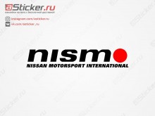 Наклейка на авто - NISMO