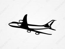 Наклейка - Boeing 747