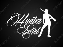 Наклейка - Hunter Girl