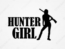 Наклейка - Hunter Girl