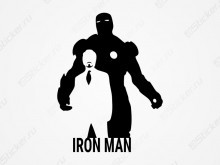 Наклейка - Железный человек